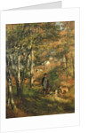Jules Le Coeur in the Forest of Fontainebleau, 1866 by Pierre Auguste Renoir