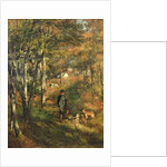 Jules Le Coeur in the Forest of Fontainebleau, 1866 by Pierre Auguste Renoir