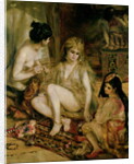 Interior of a Harem in Montmartre, Parisian women dressed as Algerians, 1872 by Pierre Auguste Renoir