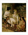 Interior of a Harem in Montmartre, Parisian women dressed as Algerians, 1872 by Pierre Auguste Renoir