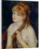 Young Woman Braiding Her Hair, 1876 by Pierre Auguste Renoir