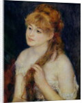 Young Woman Braiding Her Hair, 1876 by Pierre Auguste Renoir