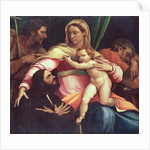 The Madonna and Child with Saint Joseph, Saint John the Baptist and a Donor, 1517 by Sebastiano del Piombo