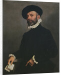 Portrait of a Man holding a Letter, c.1570 by Giovanni Battista Moroni