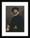 Portrait of a Man holding a Letter, c.1570 by Giovanni Battista Moroni