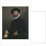 Portrait of a Man holding a Letter, c.1570 by Giovanni Battista Moroni