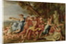 A Bacchanalian Revel before a Term, 1632-3 by Nicolas Poussin