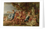 A Bacchanalian Revel before a Term, 1632-3 by Nicolas Poussin