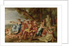 A Bacchanalian Revel before a Term, 1632-3 by Nicolas Poussin