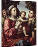 The Virgin and Child, St. John the Baptist and an Angel, c.1514-18 by Paolo Morando