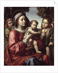 The Virgin and Child, St. John the Baptist and an Angel, c.1514-18 by Paolo Morando