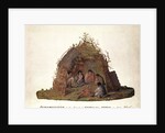 Inhabitants of the Island of Terra del Fuego in their Hut by Alexander Buchan