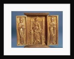 The Virgin and Child Enthroned, between St. Gregory Nazianzus and St. John Chrysostom by Byzantine School