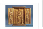 The Virgin and Child Enthroned, between St. Gregory Nazianzus and St. John Chrysostom by Byzantine School
