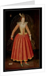 Lucy Harrington, Countess of Bedford, in a masque costume designed by Inigo Jones, 1606 by John de the Elder Critz