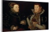 Lady Mary Nevill and her son Gregory Fiennes, 1559 by Hans Eworth or Ewoutsz