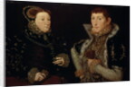 Lady Mary Nevill and her son Gregory Fiennes, 1559 by Hans Eworth or Ewoutsz