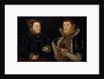 Lady Mary Nevill and her son Gregory Fiennes, 1559 by Hans Eworth or Ewoutsz