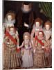The Tasburgh Group: Lettice Cressy, Lady Tasburgh of Bodney, Norfolk and her Children, c.1605 by English School