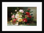 A Bouquet of Roses by Eugene Henri Cauchois
