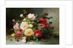 A Bouquet of Roses by Eugene Henri Cauchois