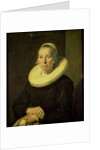 Portrait of a woman, 1644 by Frans Hals