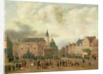 Announcement of the Peace of Breda in the Grote Markt, Haarlem, c.1667 by Gillis Rombouts