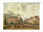 Announcement of the Peace of Breda in the Grote Markt, Haarlem, c.1667 by Gillis Rombouts