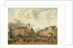 Announcement of the Peace of Breda in the Grote Markt, Haarlem, c.1667 by Gillis Rombouts