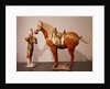 Horse and groom, Tang Dynasty by School Chinese