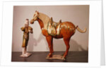 Horse and groom, Tang Dynasty by School Chinese
