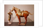 Horse and groom, Tang Dynasty by School Chinese