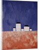 Landscape with Five Houses, c.1932 by Kazimir Severinovich Malevich