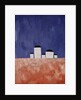 Landscape with Five Houses, c.1932 by Kazimir Severinovich Malevich