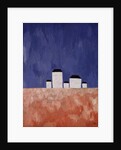 Landscape with Five Houses, c.1932 by Kazimir Severinovich Malevich