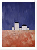 Landscape with Five Houses, c.1932 by Kazimir Severinovich Malevich