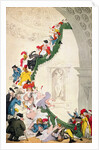 The Exhibition Stare Case, c.1800 by Thomas Rowlandson