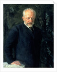 Portrait of Piotr Ilyich Tchaikovsky, Russian composer, 1893 by Nikolai Dmitrievich Kuznetsov