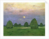 Hayricks at Dusk, 1899 by Isaak Ilyich Levitan