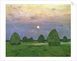Hayricks at Dusk, 1899 by Isaak Ilyich Levitan