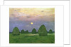 Hayricks at Dusk, 1899 by Isaak Ilyich Levitan
