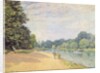 The Thames with Hampton Church, 1874 by Alfred Sisley