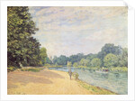The Thames with Hampton Church, 1874 by Alfred Sisley