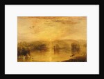 The Lake, Petworth: Sunset, a Stag Drinking, c.1829 by Joseph Mallord William Turner