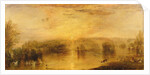 The Lake, Petworth: Sunset, a Stag Drinking, c.1829 by Joseph Mallord William Turner