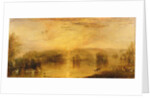 The Lake, Petworth: Sunset, a Stag Drinking, c.1829 by Joseph Mallord William Turner