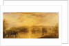 The Lake, Petworth: Sunset, a Stag Drinking, c.1829 by Joseph Mallord William Turner