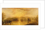 The Lake, Petworth: Sunset, a Stag Drinking, c.1829 by Joseph Mallord William Turner