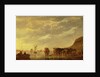 A herdsman with five cows by a river, c.1650-5 by Aelbert Cuyp