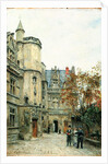 The Courtyard of the Museum of Cluny, c.1878-80 by Stanislas Victor Edouard Lepine